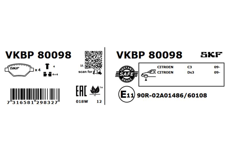 BRAKE PADS KIT|24-05