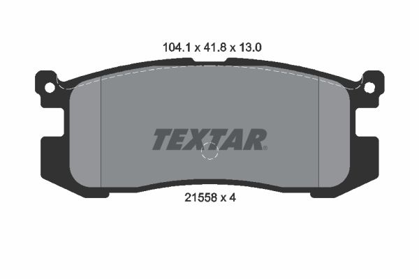 Brake Pad Set, disc brake   WVA:21558|nicht für Verschleiß|2-5 munkanapos szállítás 13:30-ig rendelve 2025.1