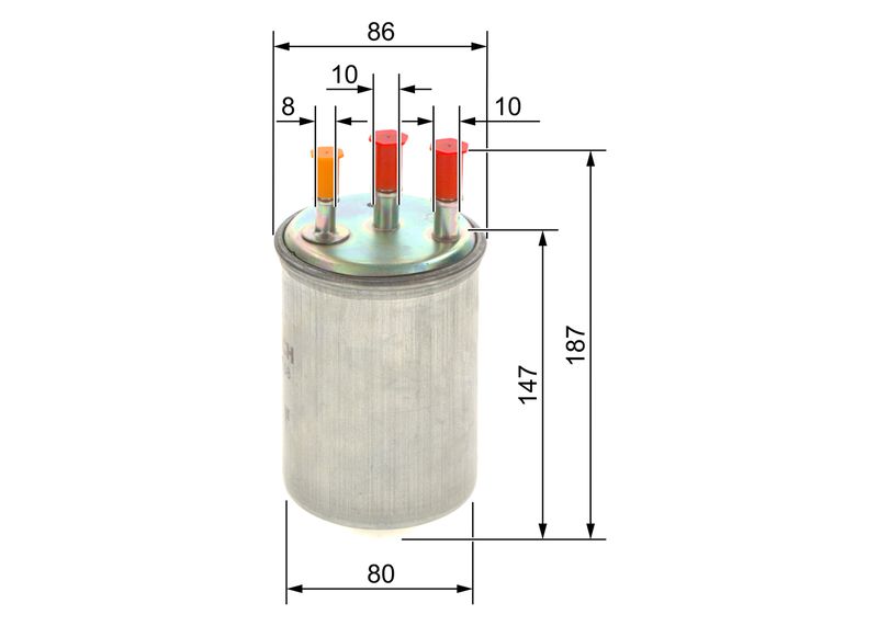 KRAFTSTOFFFILTER FUER FORD|1 munkanapos beszerzés 2024.12