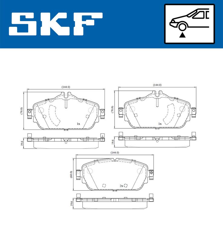 BRAKE PADS KIT|24-05