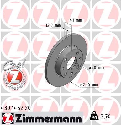 Brake Disc  CORSA A/B KADETT E ASTRA F Vorderachse|AußenO-236mm|2-5 munkanapos szállítás 13:30-ig rendelve 2025.1