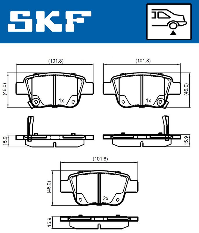 BRAKE PADS KIT|24-05