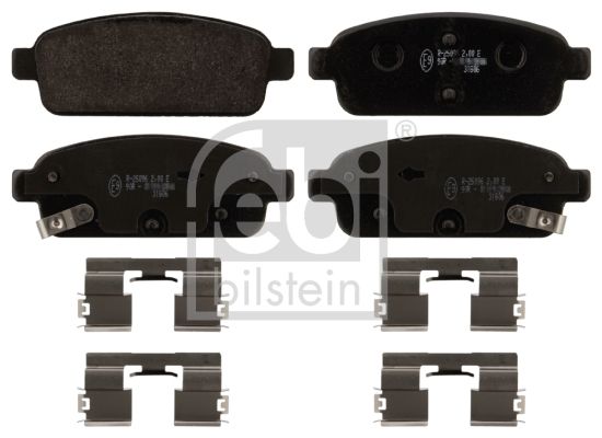 Brake Pad Set, disc brake   Hinterachse|WVA:25096, 25097,|2-5 munkanapos szállítás 13:30-ig rendelve 2024.12