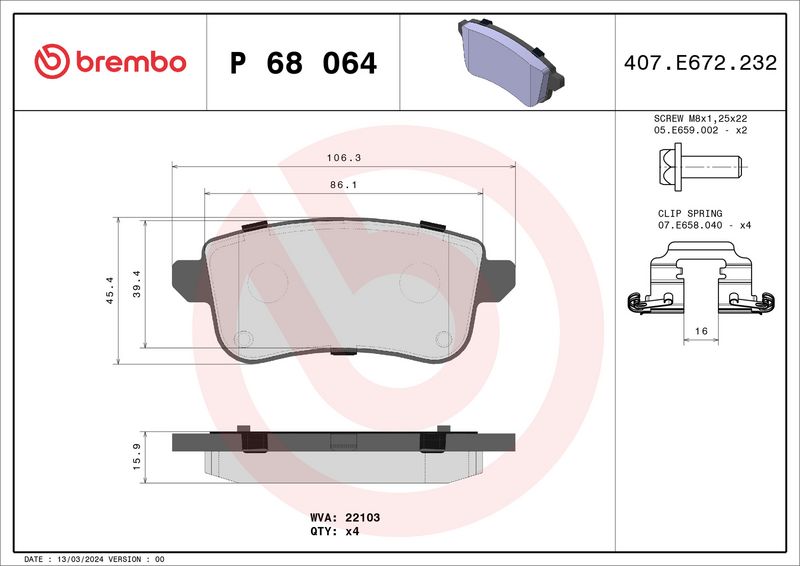 BREMBO alkatrész|Távoli klt. esetén 1-2 m.napos szállítás 2024.12.20