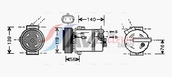 AVA QUALITY COOLING alkatrész|Távoli klt. esetén 1-2 m.napos szállítás 2024.12.20