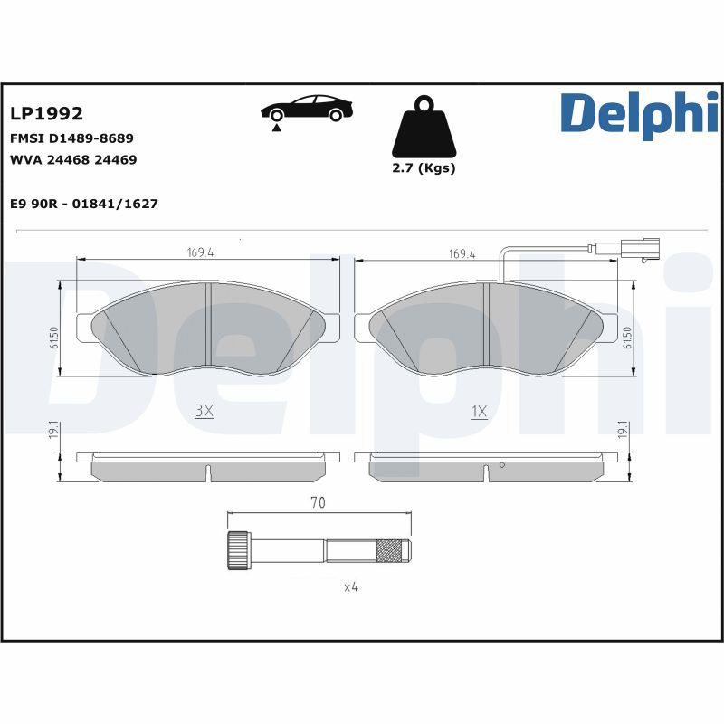 DELPHI ALKATRÉSZ|Csak távoli készlet esetén szállítjuk 2024.3.7