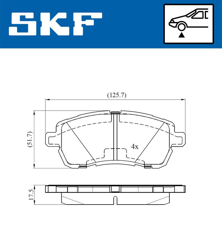 BRAKE PADS KIT|24-05