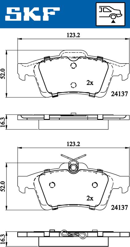 BRAKE PADS KIT|24-05