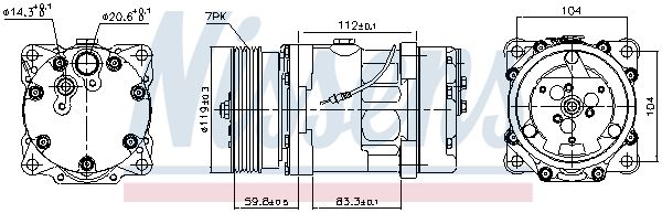 AC-KOMPRESSOR SD7V16|1 munkanapos beszerzés 2024.12