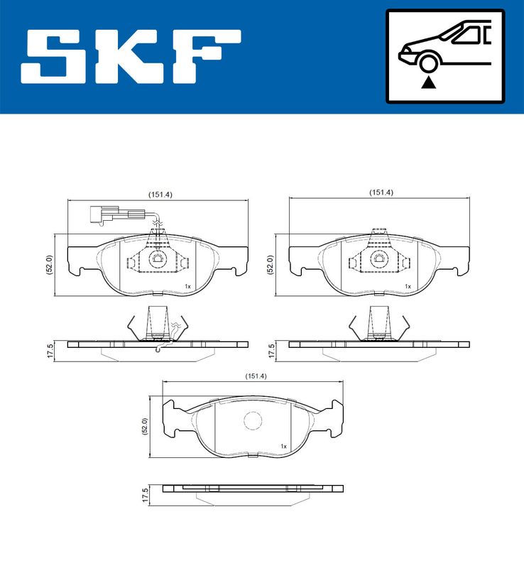 BRAKE PADS KIT|24-05