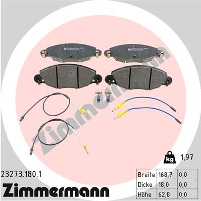 Brake Pad Set, disc brake  AUDI A4 A5 A6 A7 Q5 WVA:23273|Foto entspricht Lief|2-5 munkanapos szállítás 13:30-ig rendelve 2025.1