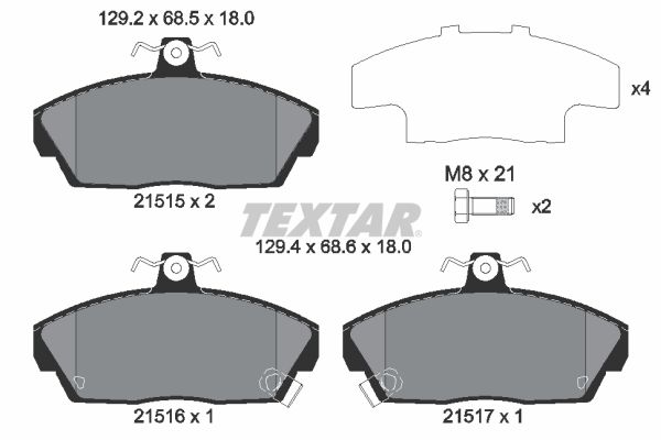 Textar fékbetét|2022.8.8