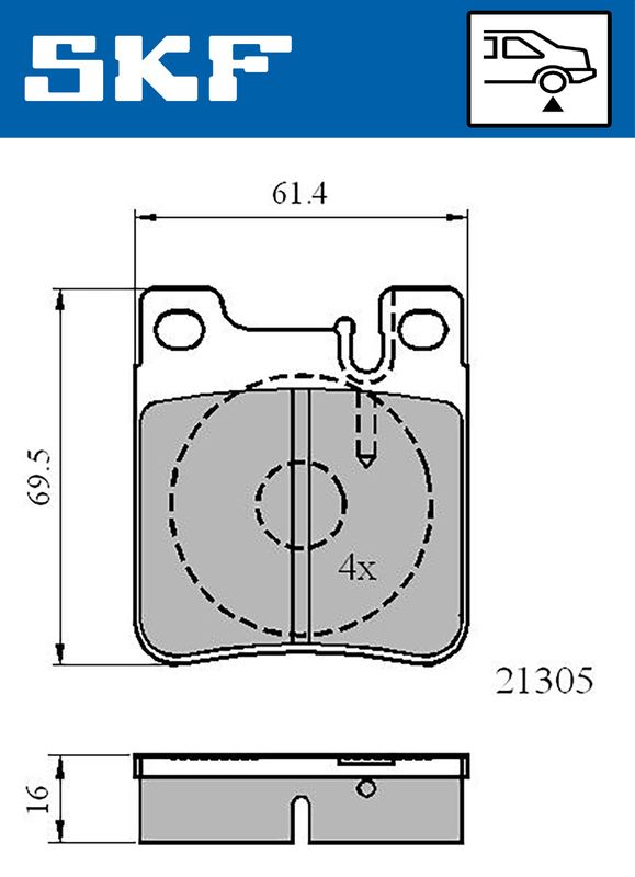 BRAKE PADS KIT|24-05