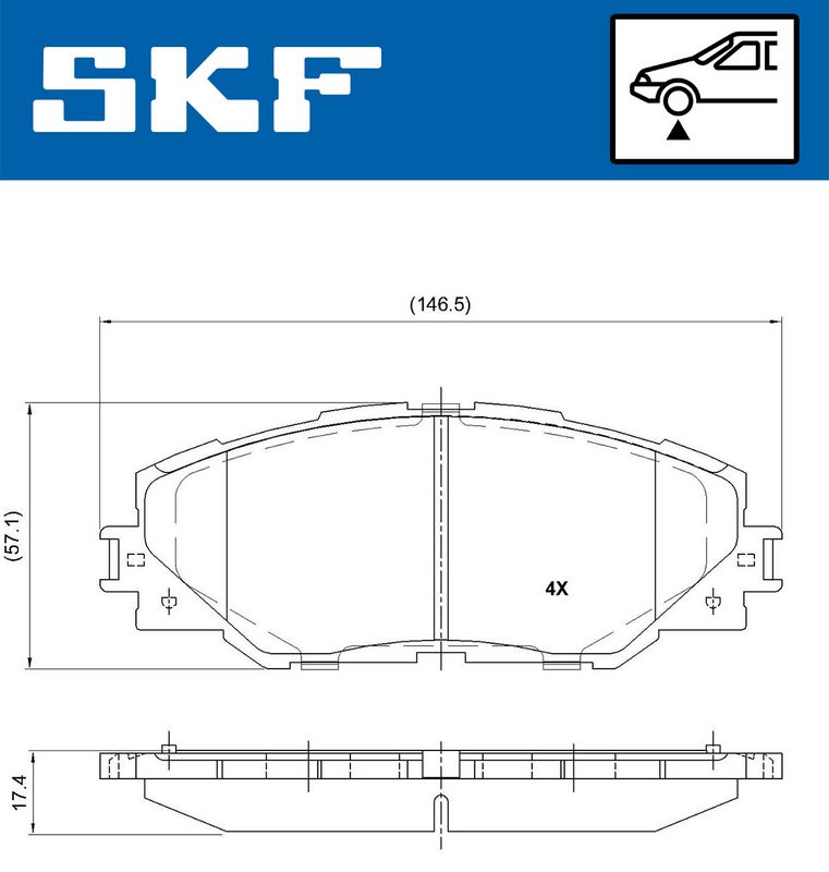 BRAKE PADS KIT|24-05