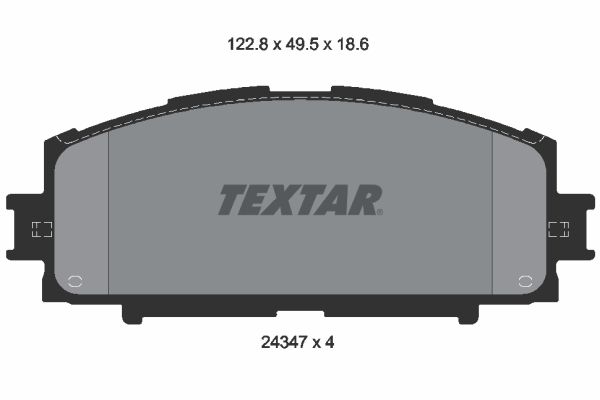 Brake Pad Set, disc brake   WVA:24347|nicht für Verschleiß|2-5 munkanapos szállítás 13:30-ig rendelve 2024.12