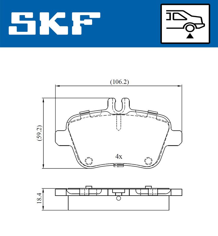 BRAKE PADS KIT|24-05