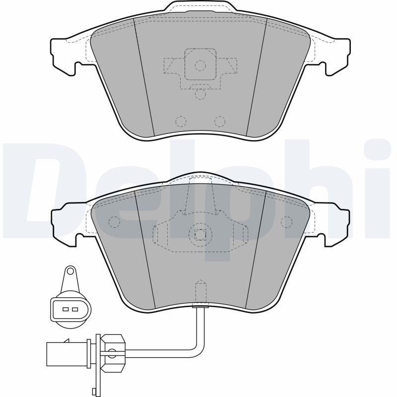 Brake Pad Set, disc brake   Vorderachse|WVA:23950 23801|oh|2-5 munkanapos szállítás 13:30-ig rendelve 2024.12