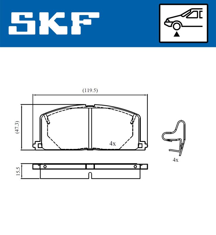 BRAKE PADS KIT|24-05