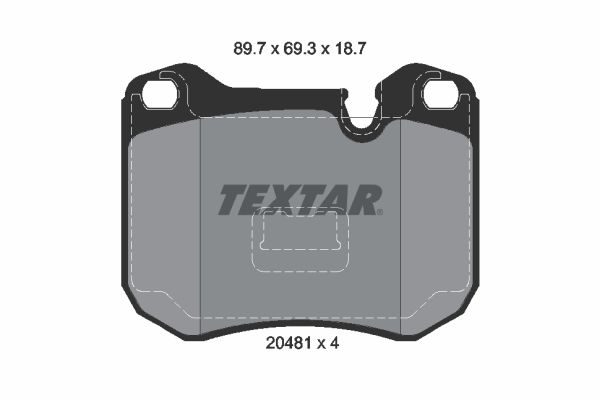 Brake Pad Set, disc brake  924, 928 (77-85), 944 (82-89) Vorderachse|WVA:20481|für Vers|2-5 munkanapos szállítás 13:30-ig rendelve 2024.12