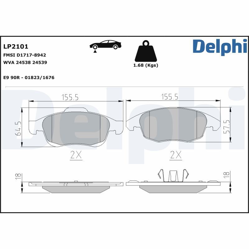 DELPHI ALKATRÉSZ|Csak távoli készlet esetén szállítjuk, 2 m.napos szállítás 2023.10.11