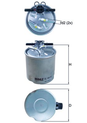 KL440/40 KRAFTSTOFFFILTER|1 munkanapos beszerzés 2024.12