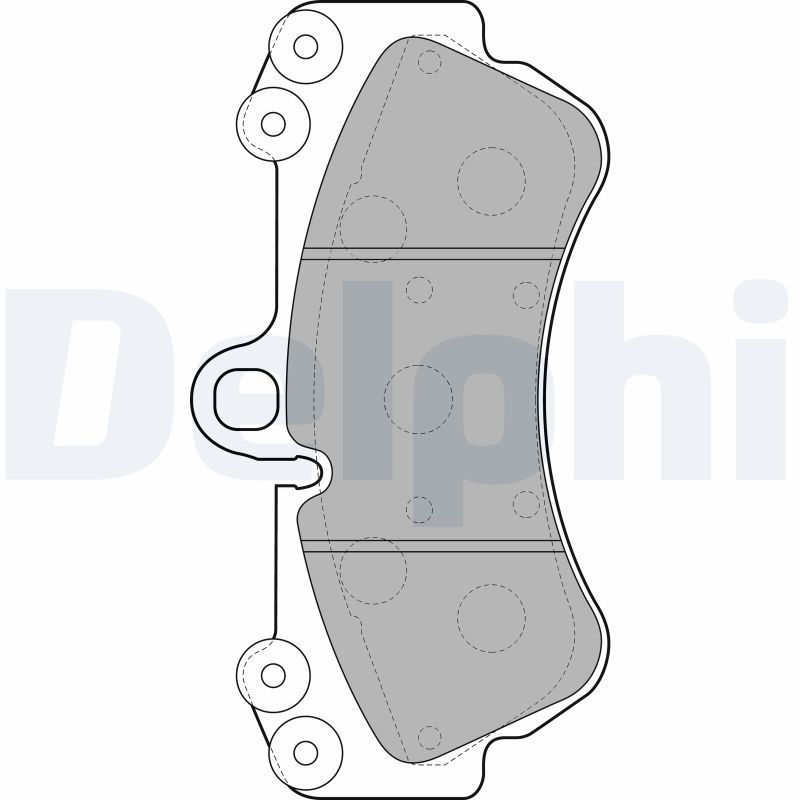 Brake Pad Set, disc brake   Vorderachse|WVA:23692|ohne Zub|2-5 munkanapos szállítás 13:30-ig rendelve 2024.12