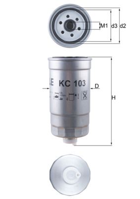 KC103 KRAFTSTOFFFILTER|1 munkanapos beszerzés 2024.12