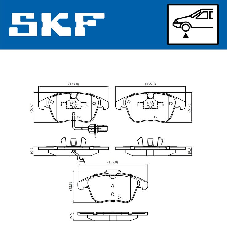 BRAKE PADS KIT|24-05