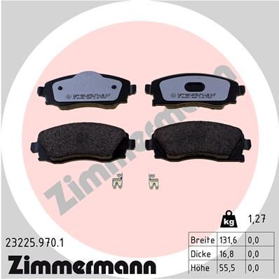 Brake Pad Set, disc brake   WVA:23225, 23226|staubreduzier|2-5 munkanapos szállítás 13:30-ig rendelve 2024.12