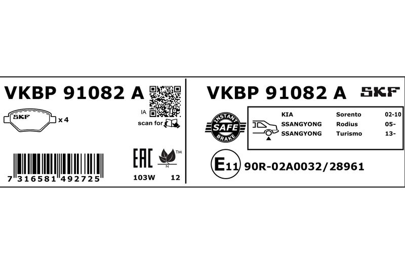 BRAKE PADS KIT|24-05