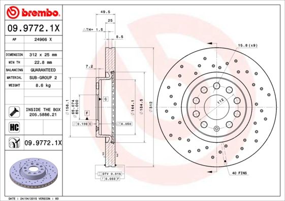 BREMBO alkatrész|Távoli klt. esetén 1-2 m.napos szállítás 2024.12.20