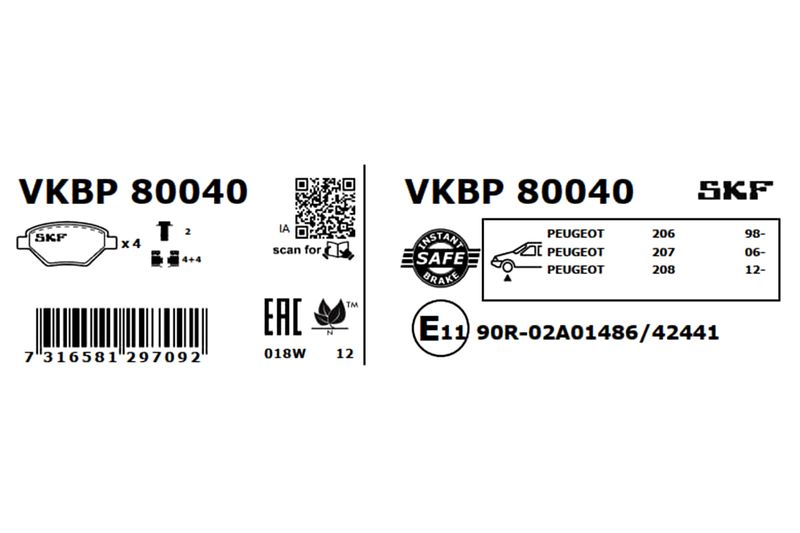 BRAKE PADS KIT|24-05