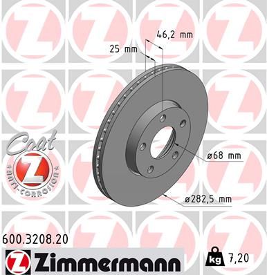 Brake Disc  PASSAT 1.8T-2.8 1.9TDI Vorderachse|AußenO-282mm|2-5 munkanapos szállítás 13:30-ig rendelve 2025.2