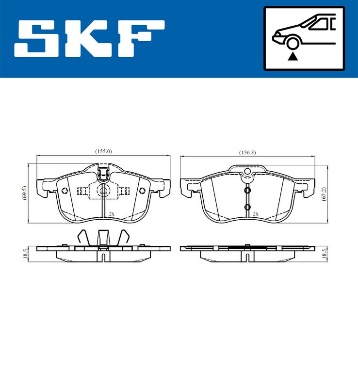 BRAKE PADS KIT|24-05