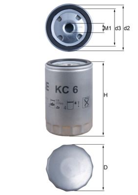 KC6 KRAFTSTOFFFILTER LKW|1 munkanapos beszerzés 2024.12