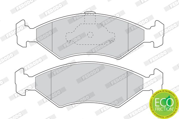 Ferodo Fékbetét készlet, tárcsafék Premier FORD KA|2023.1.25