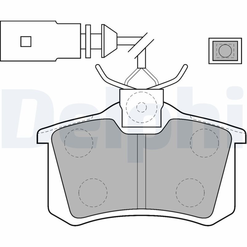 Brake Pad Set, disc brake   WVA:20960 23516|mit Zubehör|in|2-5 munkanapos szállítás 13:30-ig rendelve 2024.12