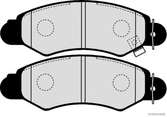 Brake Pad Set, disc brake   Vorderachse|WVA:23296|mit akus|2-5 munkanapos szállítás 13:30-ig rendelve 2024.12