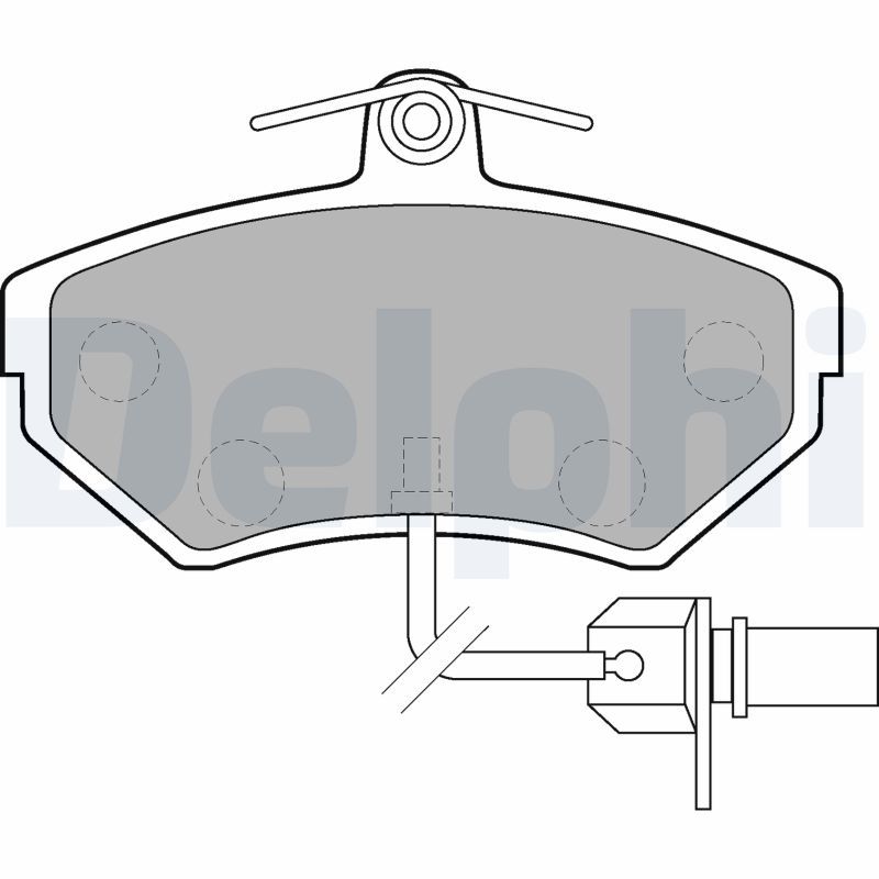 Brake Pad Set, disc brake   Vorderachse|WVA:21945, 23393 2|2-5 munkanapos szállítás 13:30-ig rendelve 2024.12