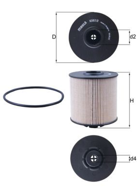 KX67/2D KRAFTSTOFFFILTER|1 munkanapos beszerzés 2024.12