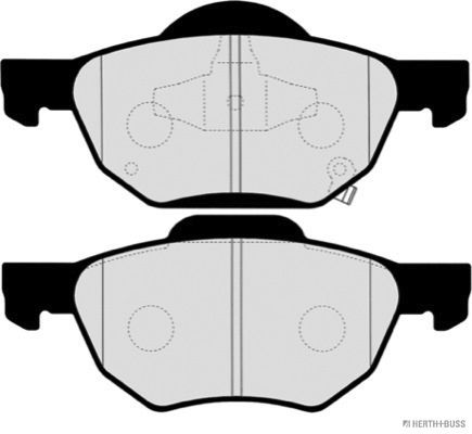 Brake Pad Set, disc brake   Vorderachse|WVA:23720|mit akus|2-5 munkanapos szállítás 13:30-ig rendelve 2024.12