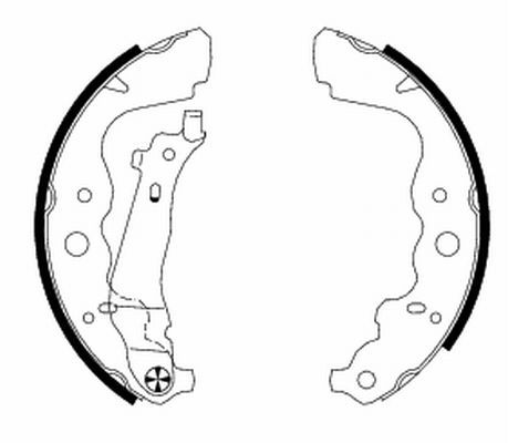 Brake Shoe Set   42mm|mit Zubehör|mit Handbrems|2-5 munkanapos szállítás 13:30-ig rendelve 2024.12