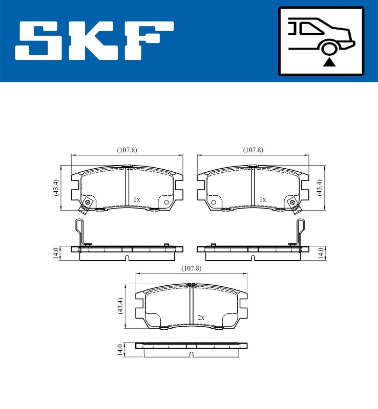 BRAKE PADS KIT|24-05