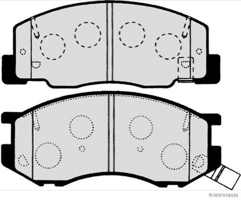 Brake Pad Set, disc brake   Vorderachse|WVA:23032|2-5 munkanapos szállítás 13:30-ig rendelve 2024.4