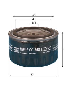 OC548 OELFILTER|1 munkanapos beszerzés 2024.12