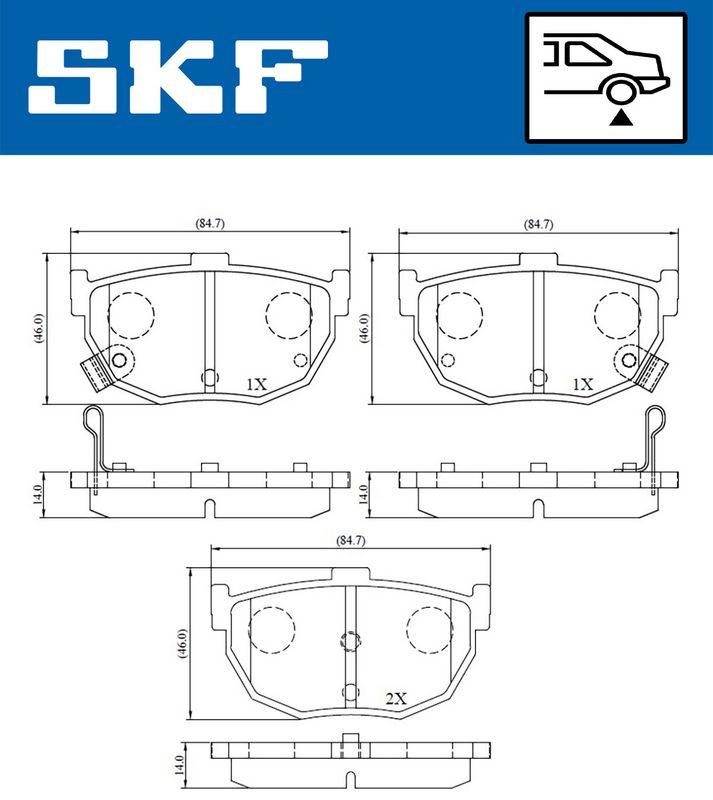 BRAKE PADS KIT|24-05