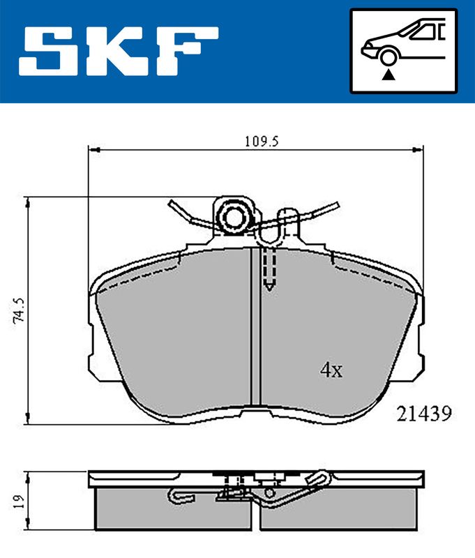 BRAKE PADS KIT|24-05