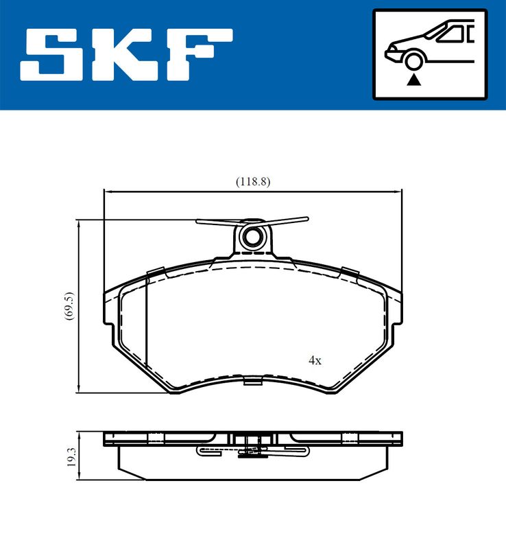 BRAKE PADS KIT|24-05