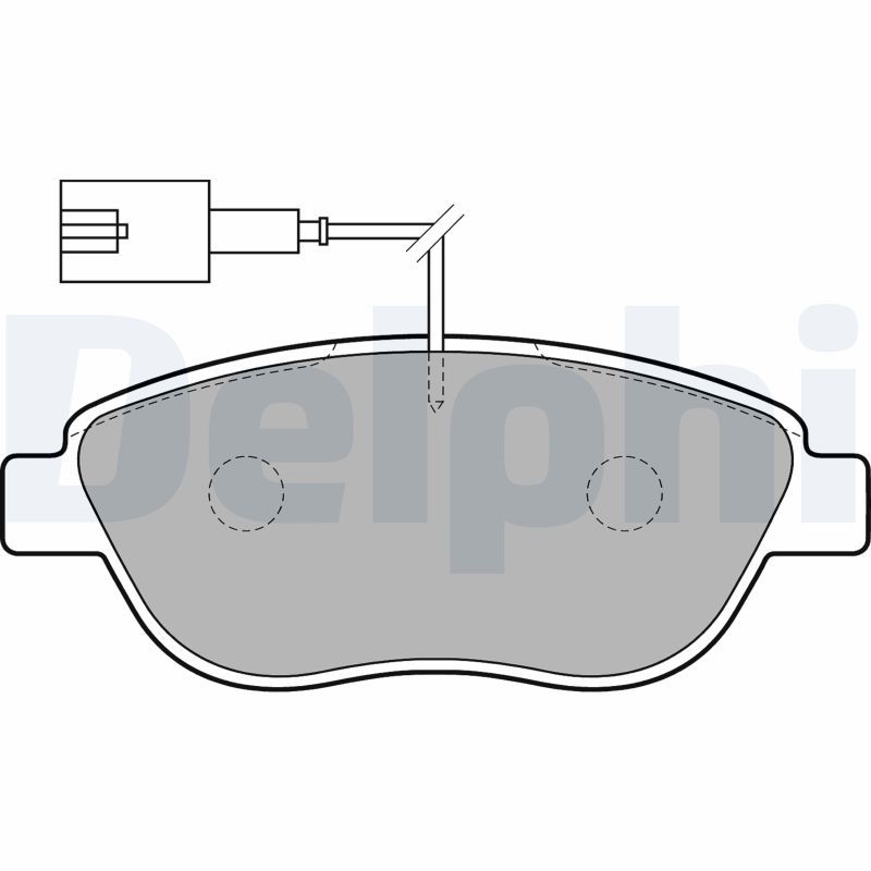 Brake Pad Set, disc brake   Vorderachse|WVA:23708, 23709 2|2-5 munkanapos szállítás 13:30-ig rendelve 2024.12