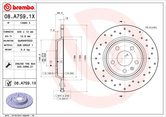 BREMBO alkatrész|Távoli klt. esetén 1-2 m.napos szállítás 2024.12.23